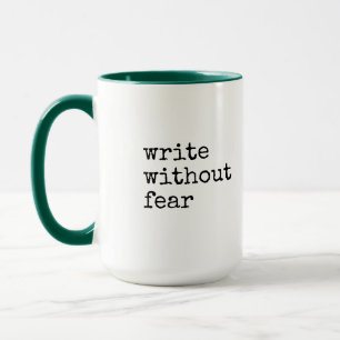 Caneca Escreva Sem Medo Edite Sem Misericórdia Escritores