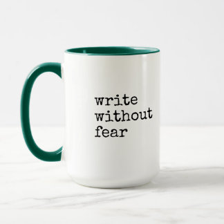 Caneca Escreva Sem Medo Edite Sem Misericórdia Escritores