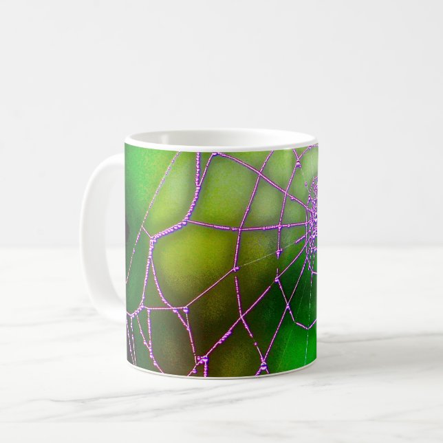 Caneca escura da Web (Frente Esquerda)