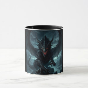 Caneca Escuro, Dragão Medieval
