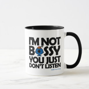 Caneca Escute a senhorita pequena Bossy
