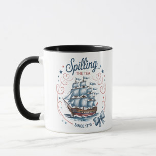 Caneca Esmagamento Do Chá Desde 1773, 4.º Do Patriótico D