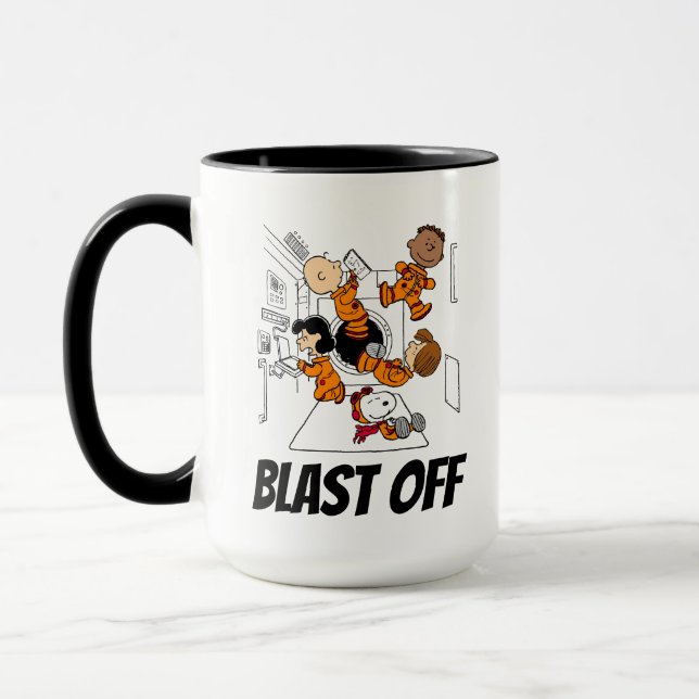 Caneca ESPAÇO | Jogo amendoim no espaço (Esquerda)