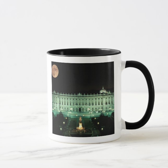 Caneca Espanha, Madrid, Palácio Real e Plaza de (Direita)