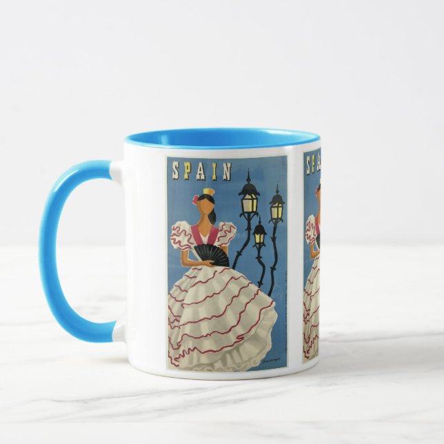 Caneca ESPANHA Viagens vintage (Esquerda)