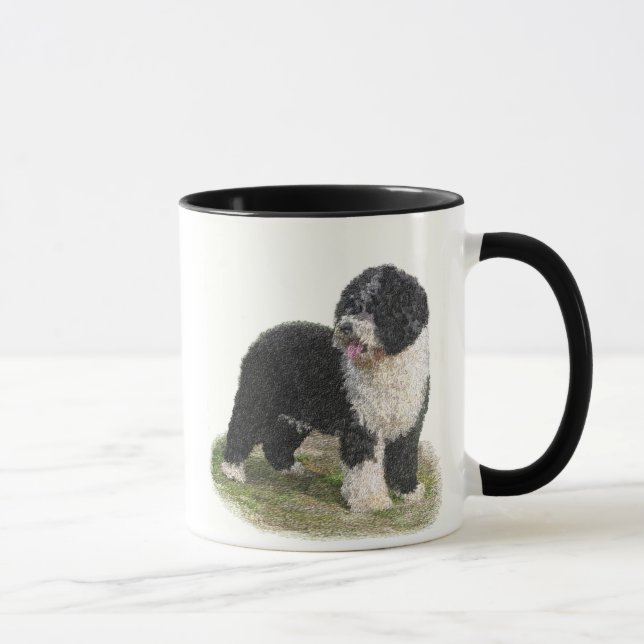Caneca espanhola do cão de água (Direita)