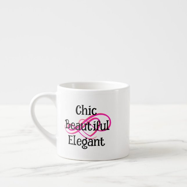 Caneca Especial Chic, Bonita, Elegante (Esquerda)