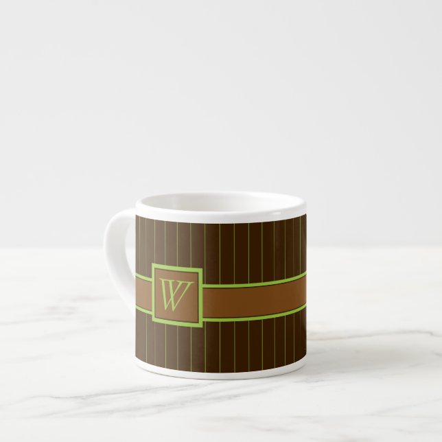 Caneca Especial com Listras Finas de Limão e Choco (Frente Esquerda)