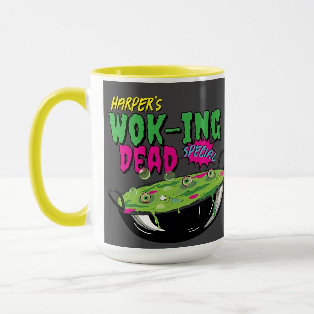 Caneca Especial de Morto de Trabalho Personalizado Engraç (Esquerda)