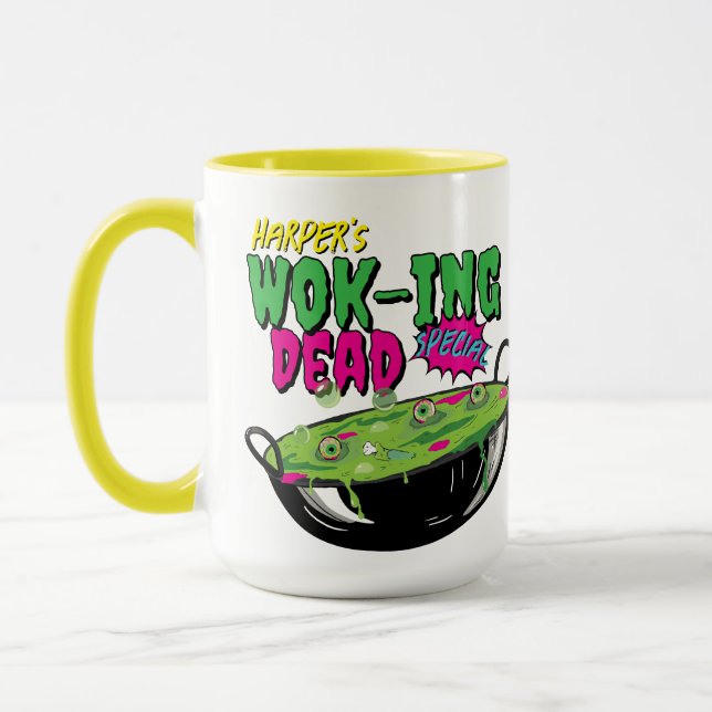 Caneca Especial de Morto de Trabalho Personalizado Engraç (Esquerda)