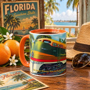 Caneca Especial Flor de Laranja Vintage 1939 Trem da Flór