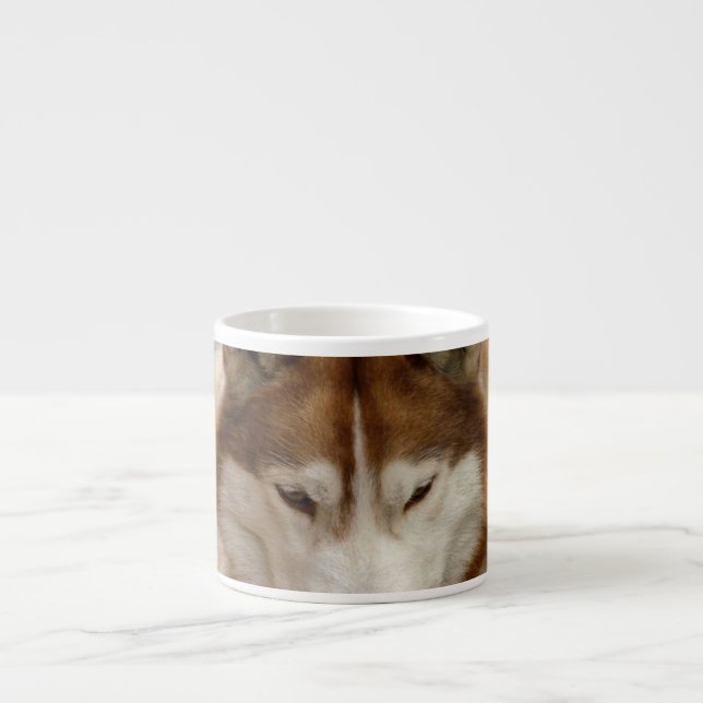 Caneca Especial Husky Marrom (Frente)