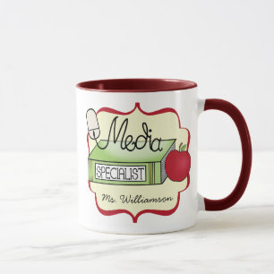 Caneca Especialista dos meios da escola
