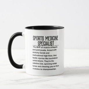 Caneca Especialista em medicina desportiva