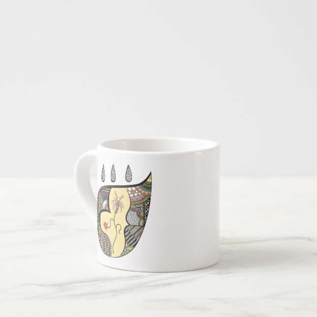 Caneca Especializada Uma Flor Dentro (Frente Esquerda)
