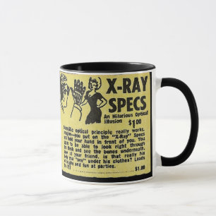 Caneca Especs. do raio X! Veja completamente a roupa (o