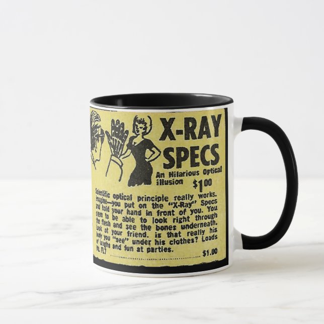 Caneca Especs. do raio X! Veja completamente a roupa (o (Direita)