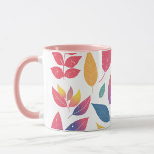 Caneca Espectro de Folhas da Natureza