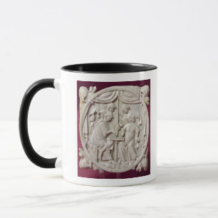 Caneca Espelhe o caso que descreve um jogo de xadrez,