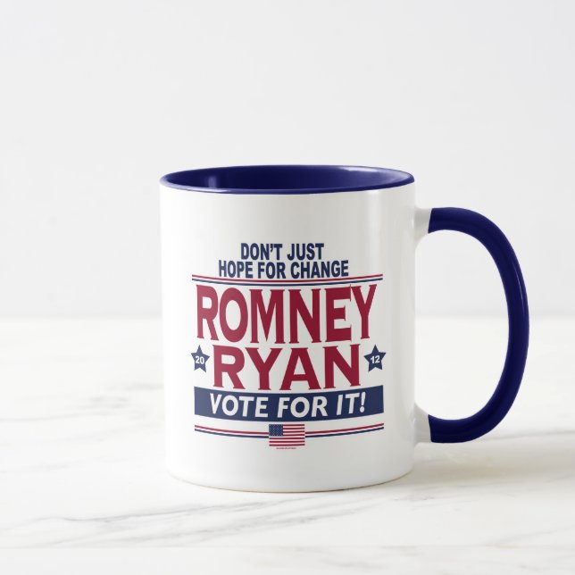 Caneca Esperança real 2012 de Romney Ryan (Direita)