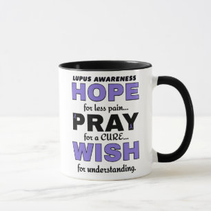 Caneca Espero Rezar Para... Lupus Coffee Mug De Dois Tone