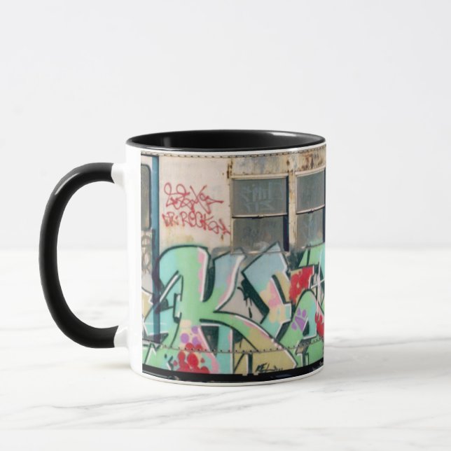 Caneca Espírito de Grafite Clássico da rua Kel1 da Broadw (Esquerda)