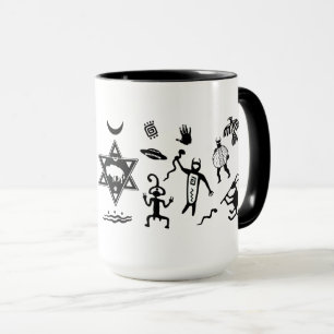 Caneca Espírito tribais do búfalo branco