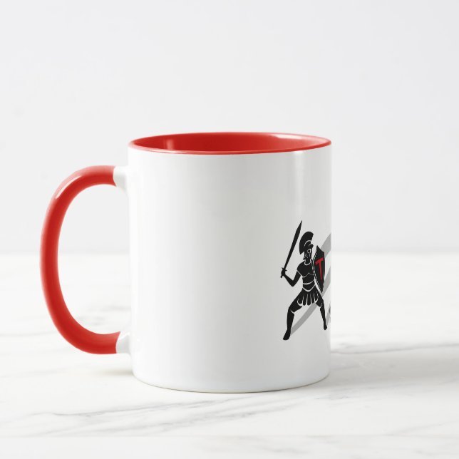 Caneca Espíritos Não Verificados Mais Fortes - Vermelho e (Esquerda)