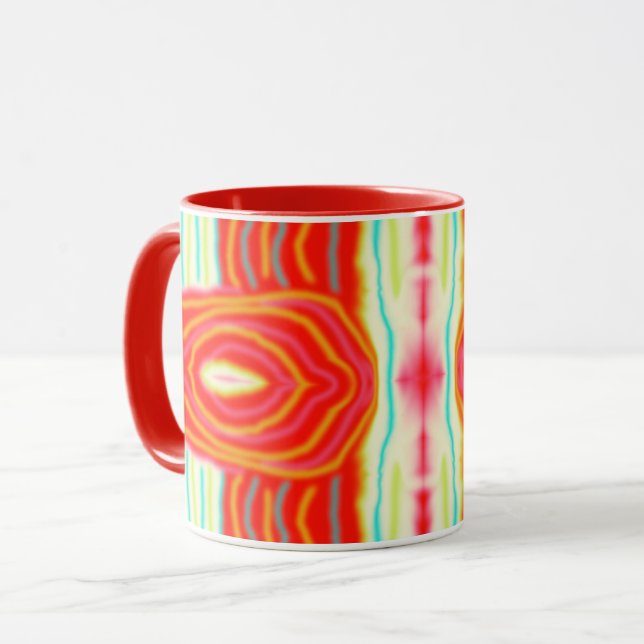 Caneca Esplendor, rabisco duplo. (Frente Esquerda)