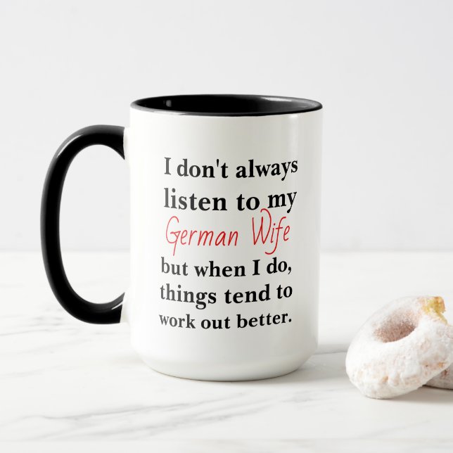 Caneca Esposa Alemã (Com Donut)
