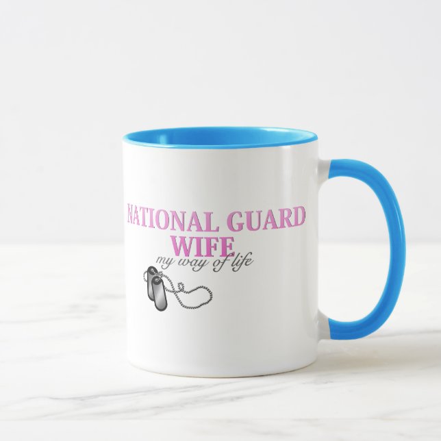 Caneca Esposa da guarda nacional, meu modo de vida (Direita)