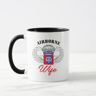 Caneca Esposa do Avião da Caligrafia Moderna