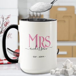 Caneca Esposa Senhora Noiva Sra Aniversário de Casamento