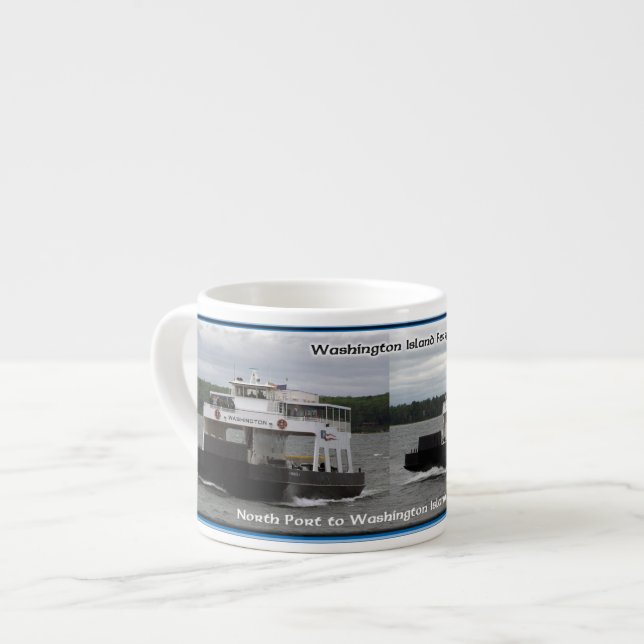 caneca espresso de Washington (Frente Esquerda)