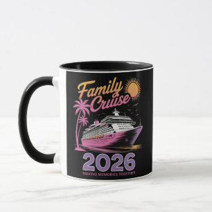 Caneca Esquadrão de Cruzeiro Familiar 2026 Viagem Corresp