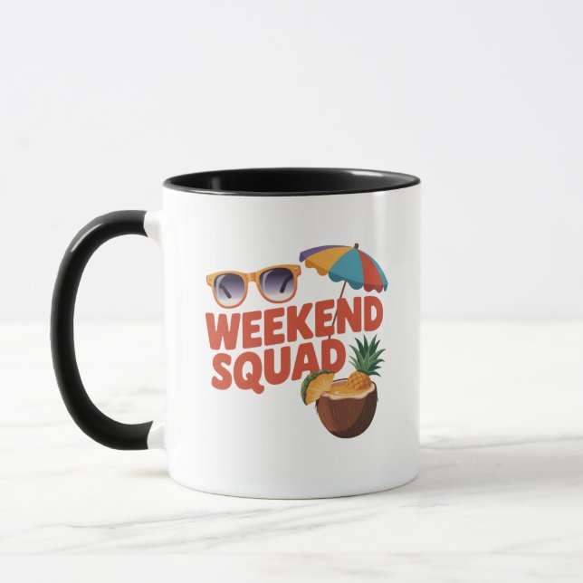 Caneca Esquadrão de Fim de Semana (Esquerda)