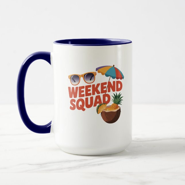 Caneca Esquadrão de Fim de Semana (Esquerda)