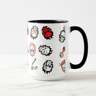 Caneca Esquadrão Suicida   Diablo Emoji Pattern