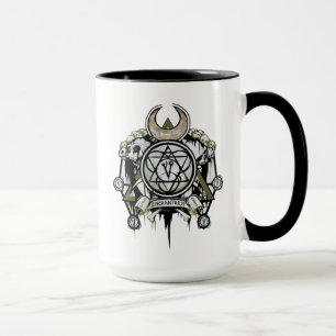 Caneca Esquadrão Suicida   Enchantress Símbolos Tatuage