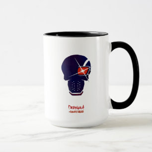 Caneca Esquadrão Suicida   Ícone de cabeça morto