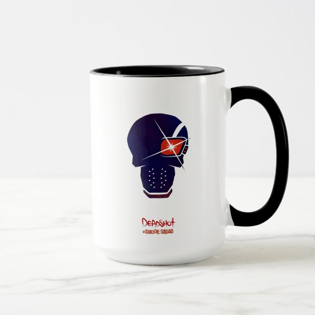 Caneca Esquadrão Suicida | Ícone de cabeça morto (Direita)