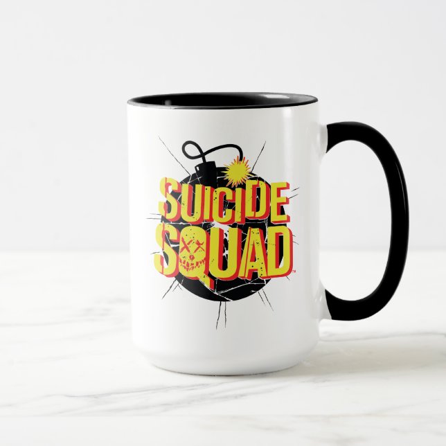 Caneca Esquadrão Suicida | Logotipo Bomba (Direita)