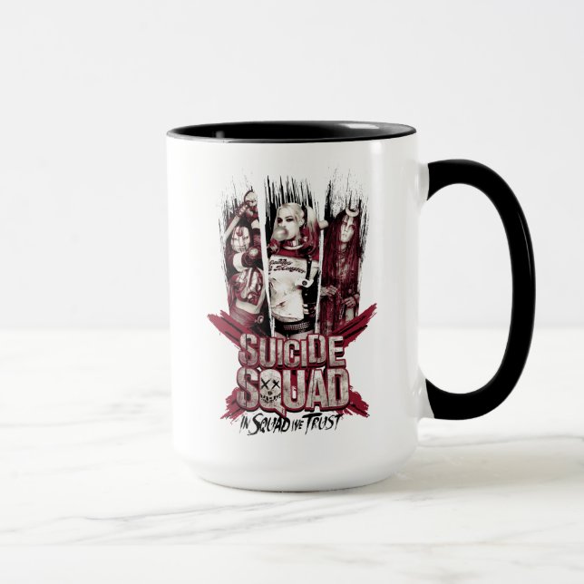 Caneca Esquadrão Suicida | Raparigas "Em Quadrado Confiam (Direita)