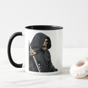 Caneca Esqueleto de Ceifador Cérebro e Scythe