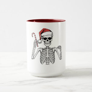 Caneca Esqueleto de Doce de Natal