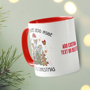 Caneca Esqueleto Engraçado Víbias Víblias Cabeça Crânio N