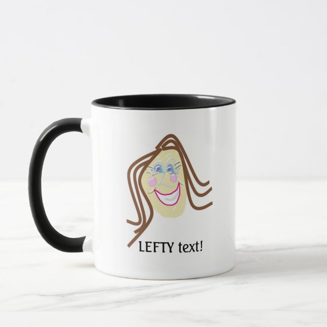 Caneca Esquerda Personalizada ~ Caneca Ringer para (Esquerda)