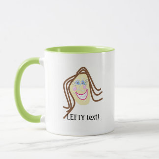 Caneca Esquerda Personalizada ~ Caneca Ringer para