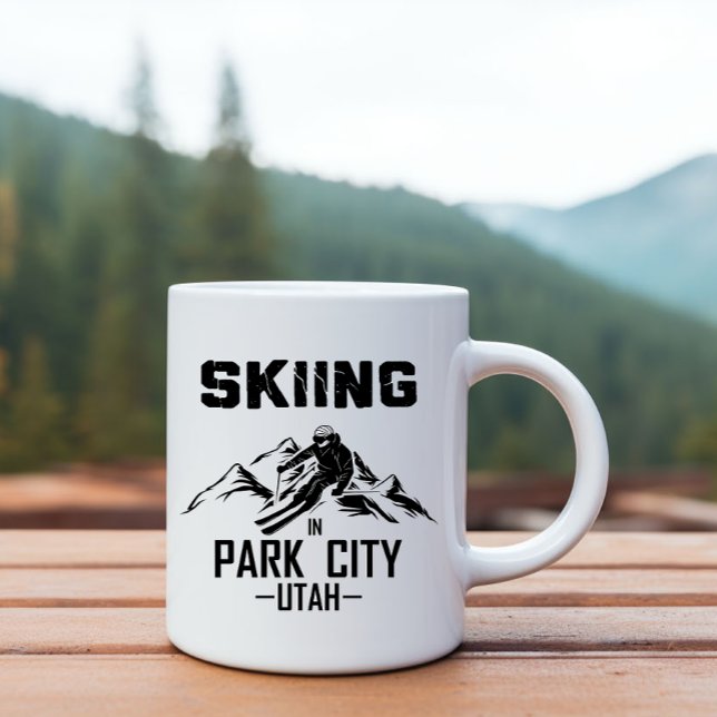 Caneca Esqui de Park City Utah (Criador carregado)