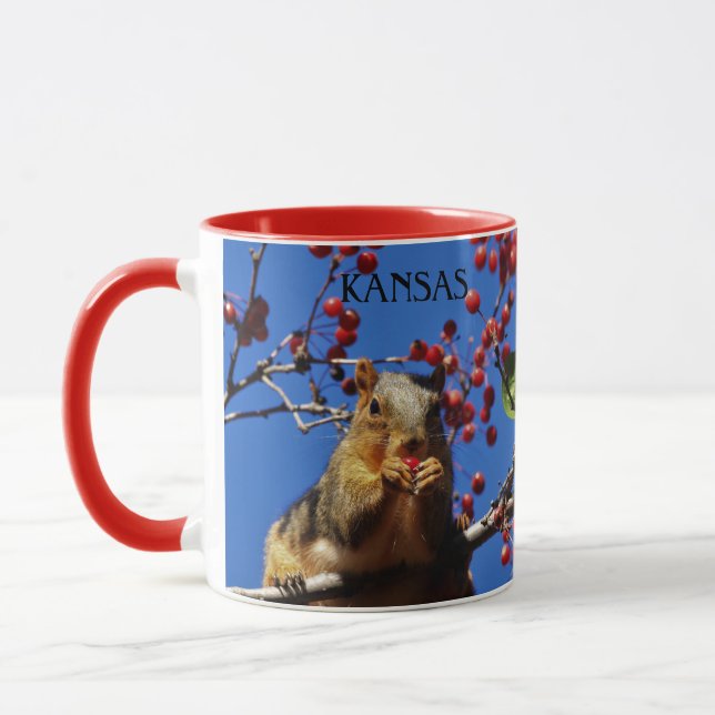 Caneca Esquilo de Cauda Red Fox do Kansas (Esquerda)